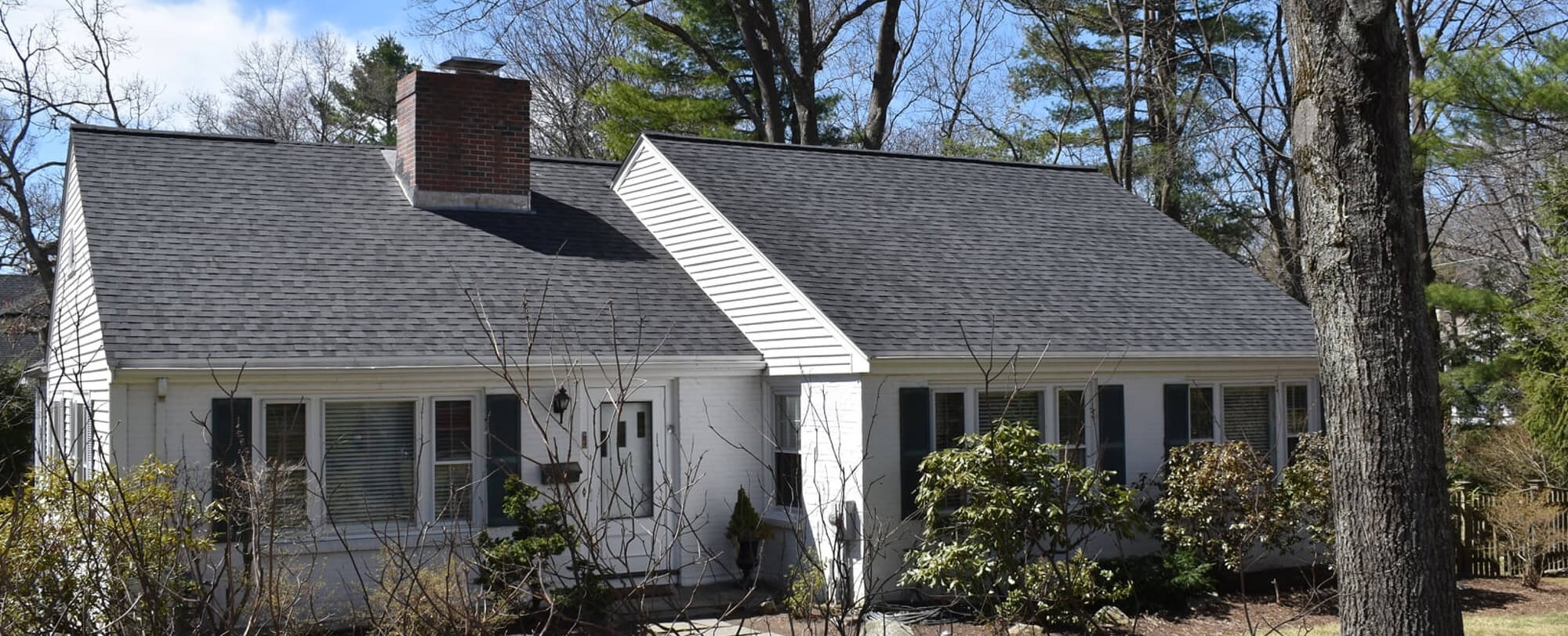 new roof installed on a home in Watertown, MA