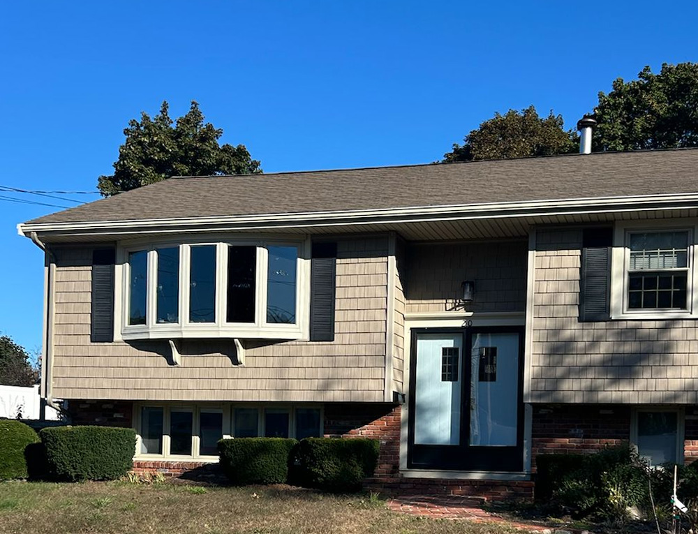 roof replacement completed by roofing contractors in Hingham, MA