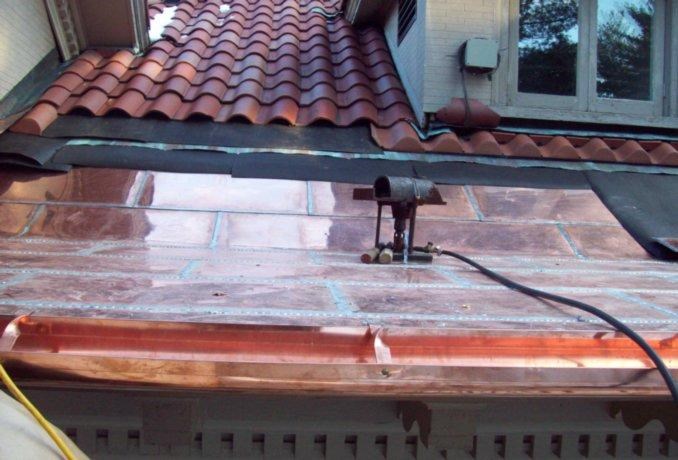 copper roofing services completed in Massachusetts