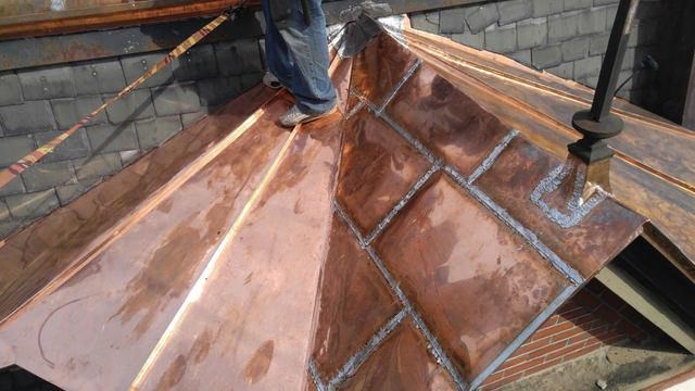 copper roofing replacement in Massachusetts