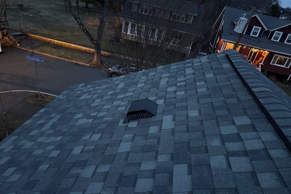 roof installed by our roofing contractors in Massachusetts