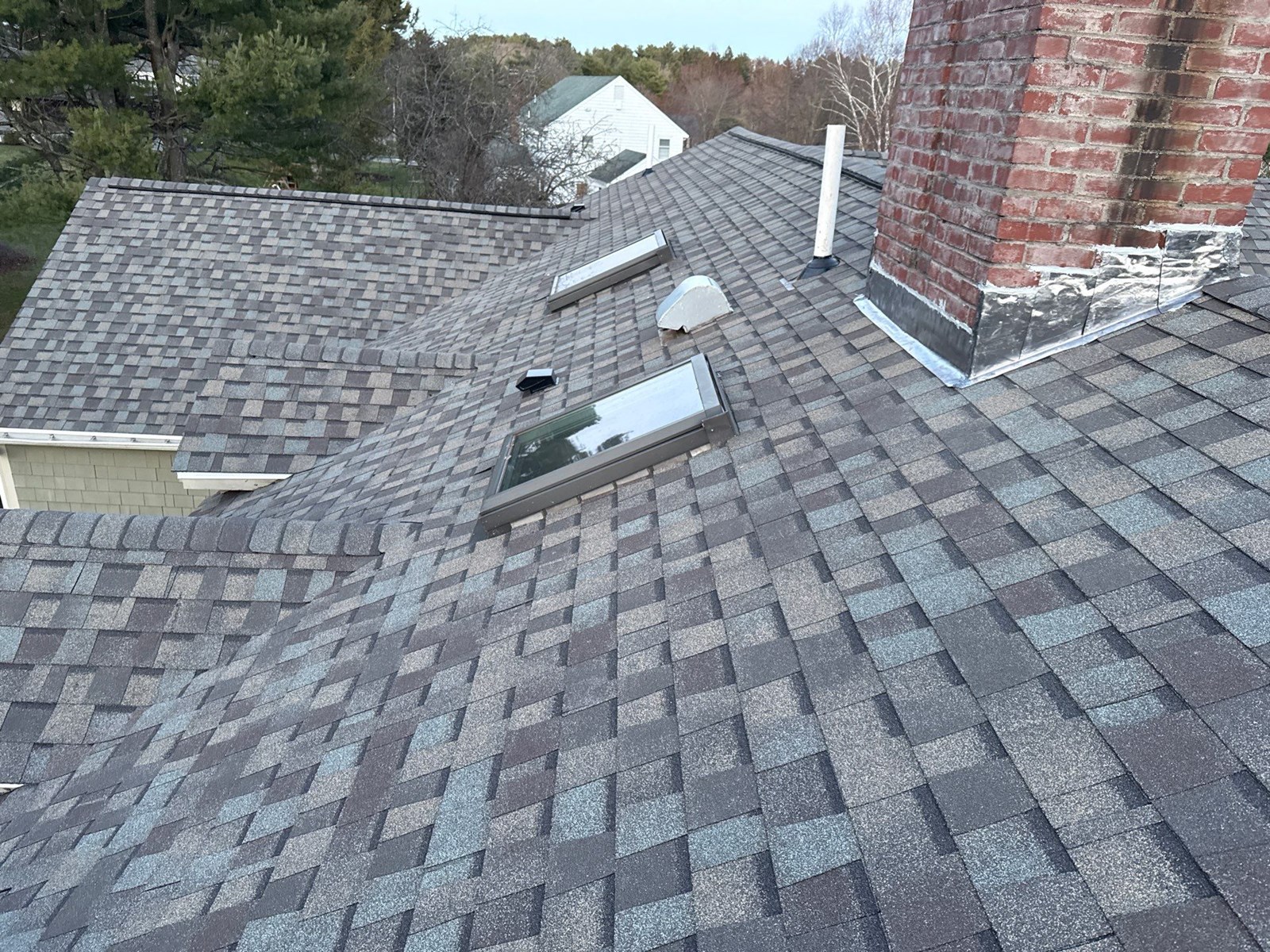 roof completed by our roofers in Massachusetts