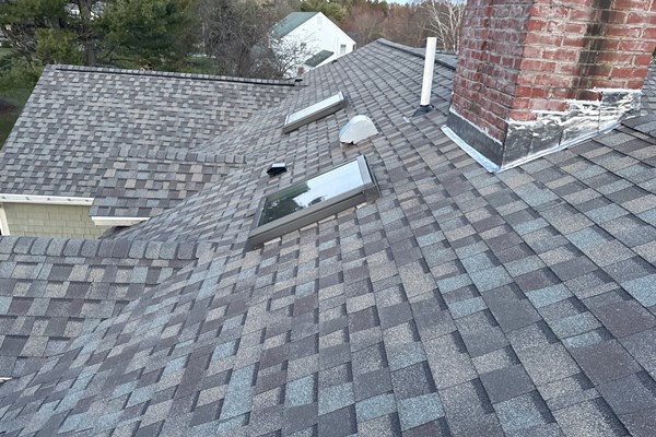 roof completed by our roofers in Massachusetts