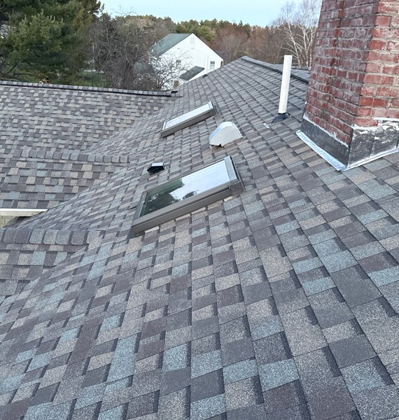 roof completed by our roofers in Massachusetts