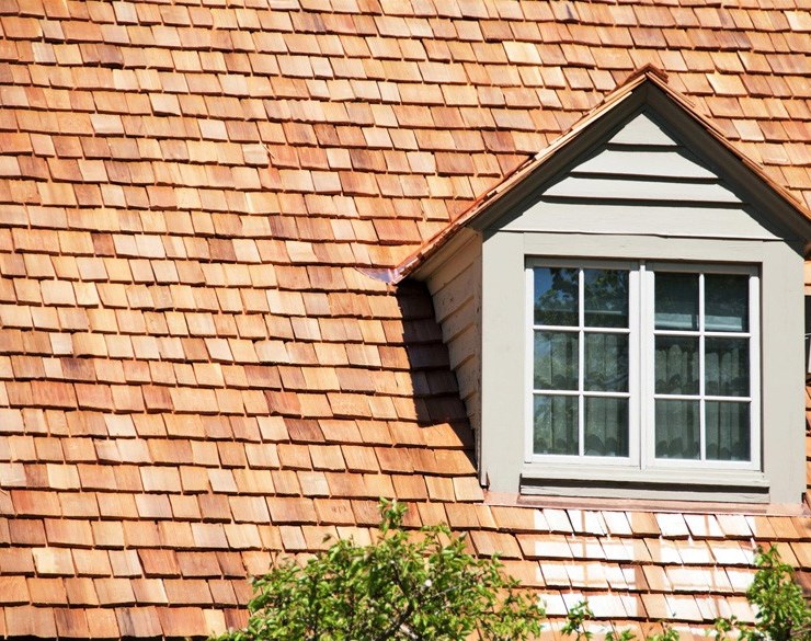 cedar shake roof that was repaired in Westwood