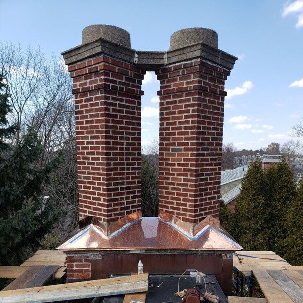 chimney cap replacement in Westwood