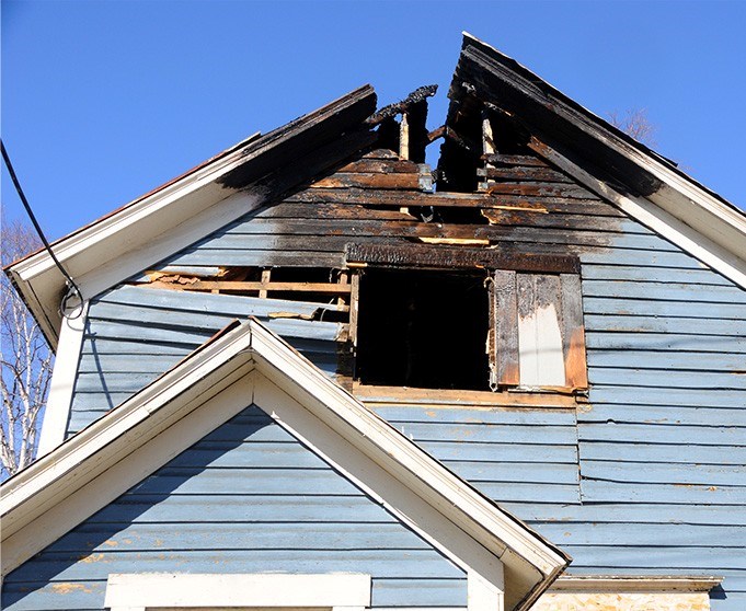 emergency roof repair for fire damage in Westwood