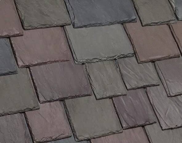 random width slate roofing installation in Westwood