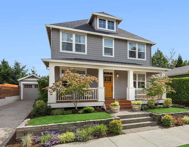 Boston home with new windows