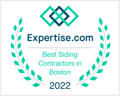 Expertise.com award for best siding contractor in Boston