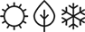 Seasonal weather icon