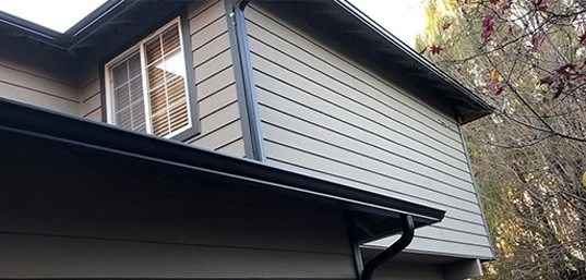 aluminum gutter installation in Westwood